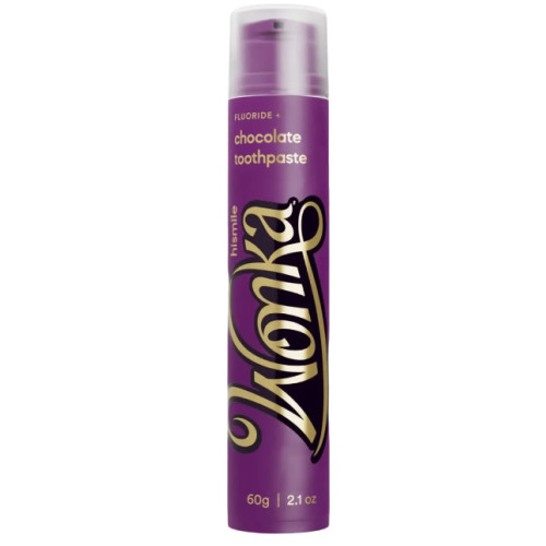 Зубная паста со вкусом шоколада Hismile Wonka Chocolate Toothpaste, 60 г